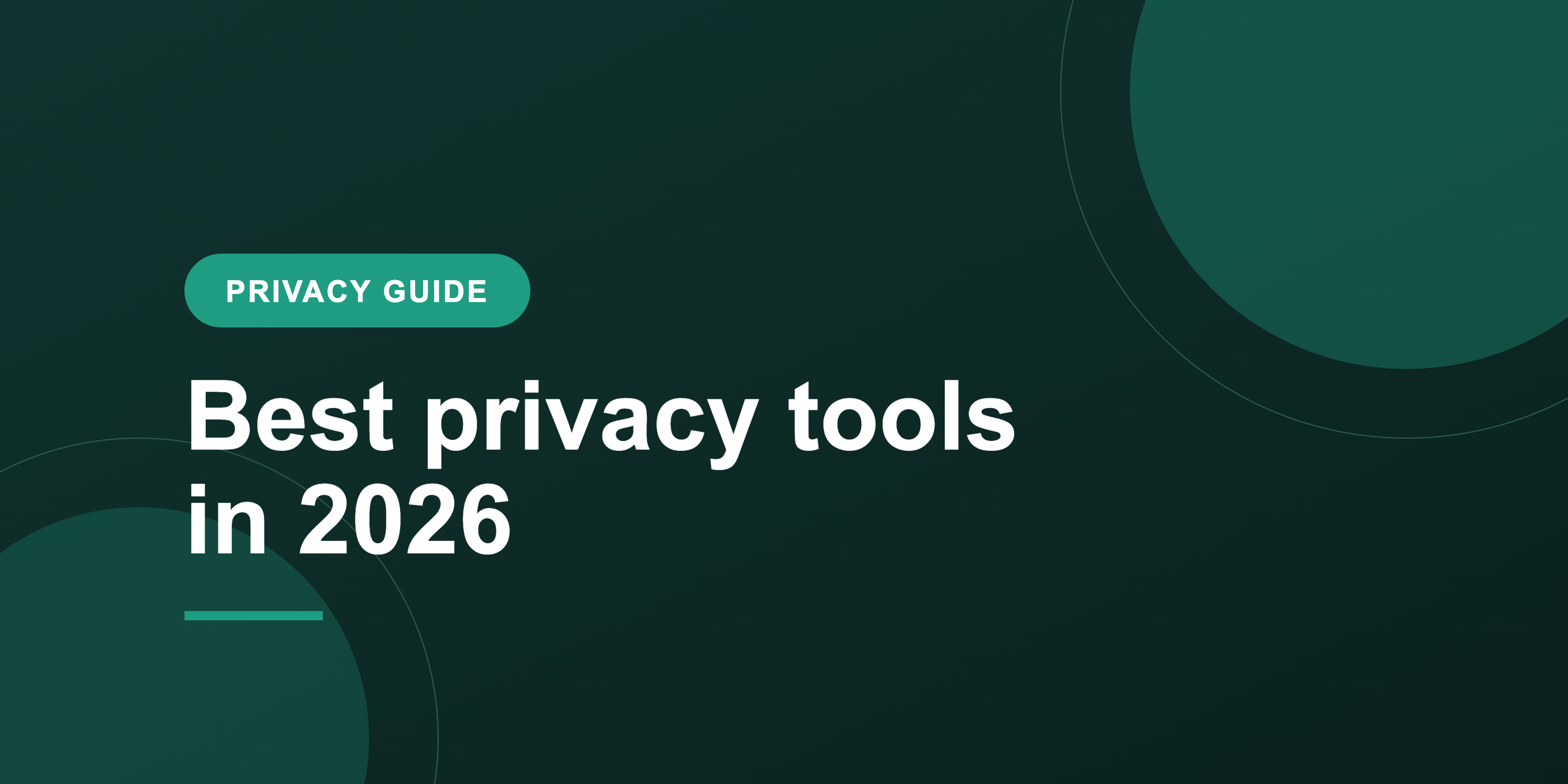 Best Online Privacy Tools in 2026